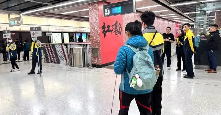 屯馬綫月台實施特別服務安排   車務運作大致暢順