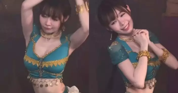 35歲林明禎激罕化身印度西施 水蛇腰狂舞引網民熱議