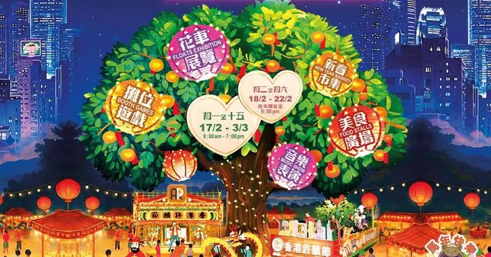 林村許願節年初一至十五舉行　設72個乾貨、美食等攤位及音樂表演