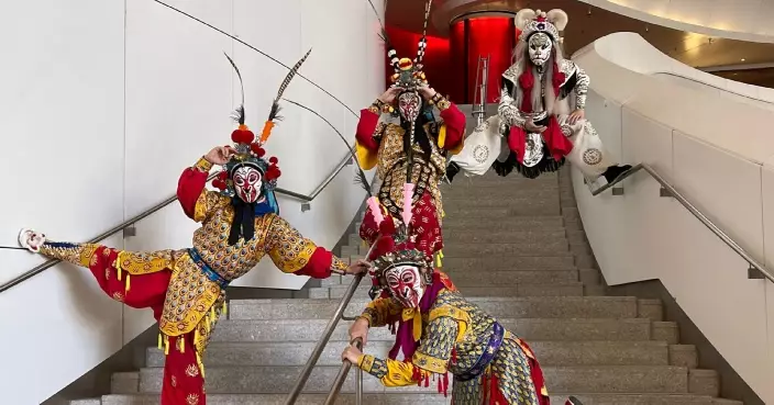 京劇《美猴王•孫悟空•誰與爭鋒》識英雄重英雄 包租婆元秋包租公元華特別拍片支持