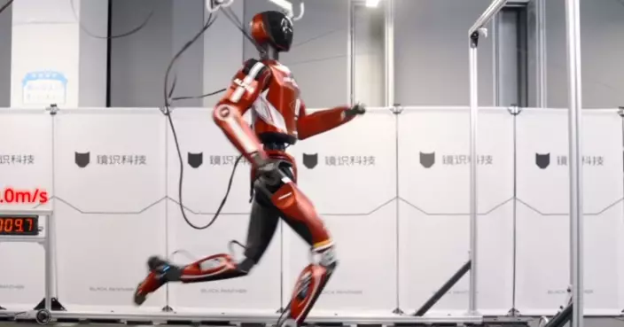 每秒10米速度堪比保特！中國人形機械人Blot刷新全球速度紀錄
