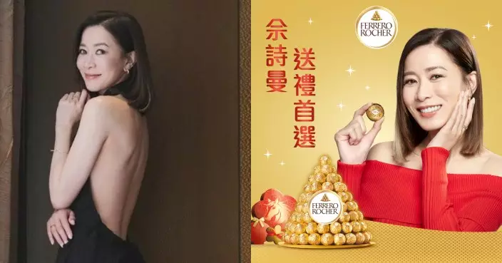 視后佘詩曼片場變「甜心大使」金莎賀年冧盡台前幕後