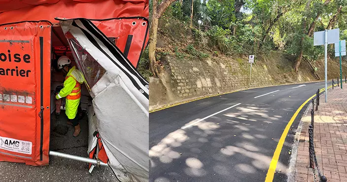 環保署用廢膠製「聲學超材料」降噪 大埔道路重鋪三晚工程壓縮至一日完成