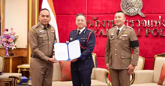 警務處長周一鳴訪泰國拜訪皇家警察 討論加強兩地警務領域及專業培訓合作