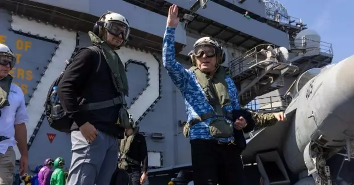 威特科夫及庫什納訪美國航母林肯號　稱航母保實踐特朗普以實力求和平理念