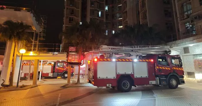 上水清河邨有單位疑因電熱墊電線短路起火 一名女住戶不適送院