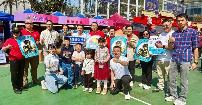 港島交通部舉辦道路安全活動   維園年宵向市民宣傳安全出行好心態