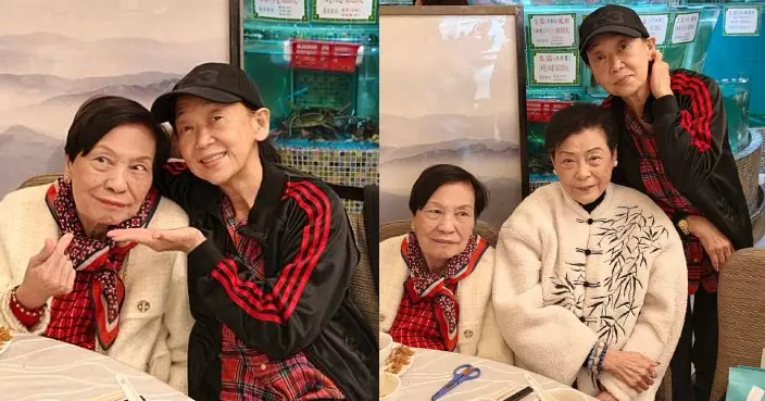 88歲余慕蓮現身飯局 面容飽滿笑容精靈