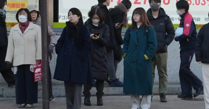 日本一周通報逾16萬宗流感個案 數字連續第五個星期上升