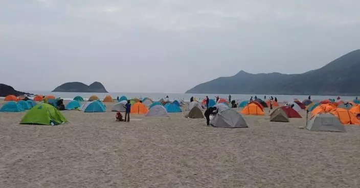 漁護署巡查鹹田灣等露營地點 錄20宗執法個案涉亂拋垃圾非法生火等