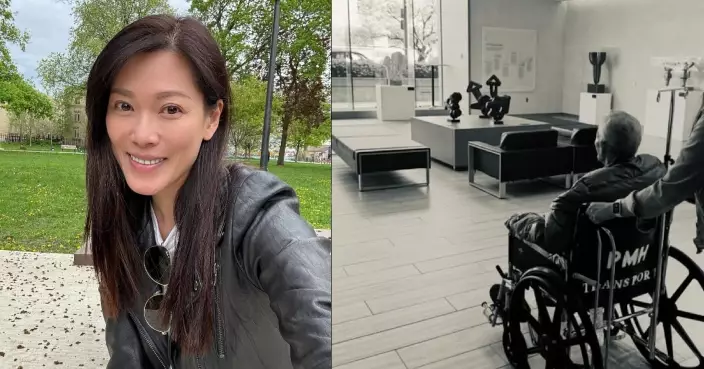 「大小姐」林淑敏痛失摯父 黑白背影照悼念