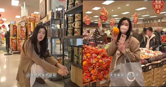 王祖賢溫哥華過年 逛華人超市辦年貨包水餃