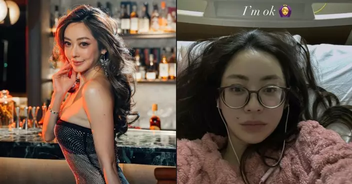 松岡李那突入院 素顏病床照曝光面容憔悴