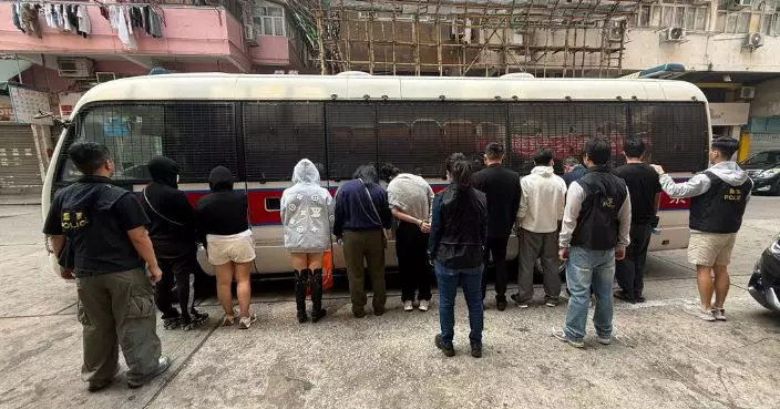 鴨寮街搗非法釣魚機賭場拘10人