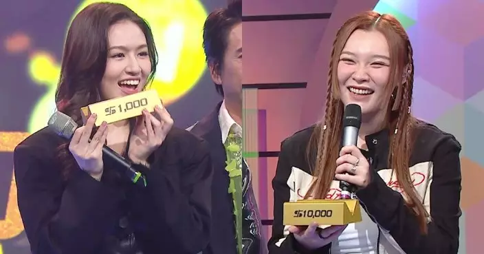 第二集「明星版《唱錢》」 黃洛妍李尹嫣為觀眾贏得逾萬元現金獎賀新春