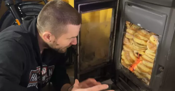 冬甩代替木炭？波蘭男燒133個冬甩取暖 燒足5個鐘室溫即升8度