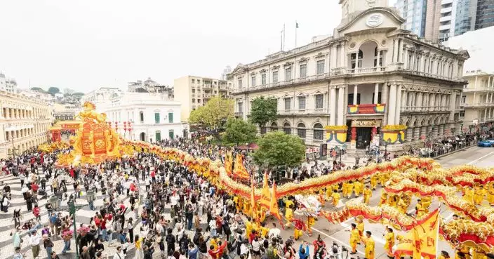 春節黃金周澳門日均遊客17.3萬人次破紀錄