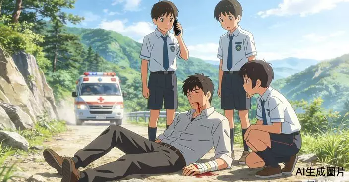 行山男跌傷幸得3小六生報警兼陪伴 家屬PO文感謝：父母好值得驕傲！