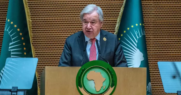 出席非盟峰會 古特雷斯﹕非洲取得進展非奇跡