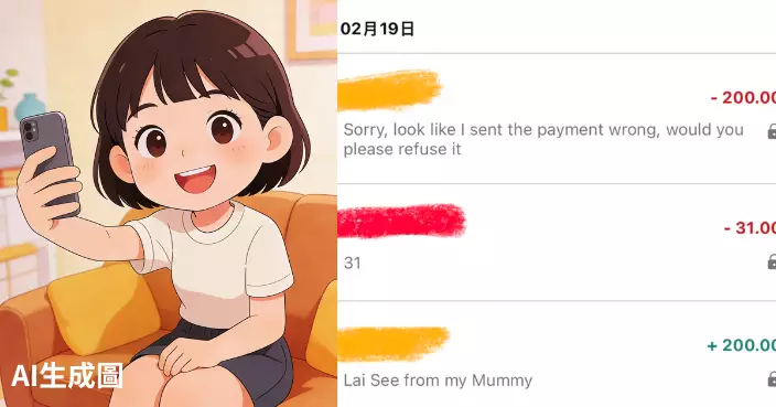 陌生人PayMe$200稱「發錯利是」退返 好心港女照做引網民咁提醒　