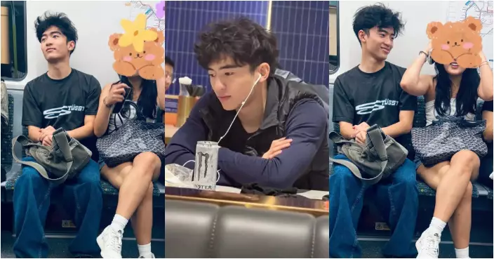 謝霆鋒張栢芝長子Lucas悉尼搭地鐵被捕獲 神秘女伴同行關係close惹猜測