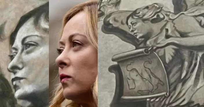 羅馬教堂修復壁畫酷似梅洛尼熱爭議後急令抹除 修復師承認原型是總理