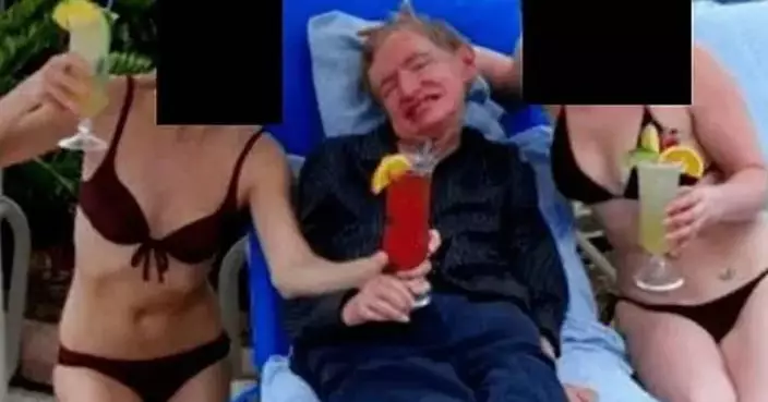 愛潑斯坦檔案掀風波 霍金被比堅尼女郎夾擊照瘋傳 家屬急澄清