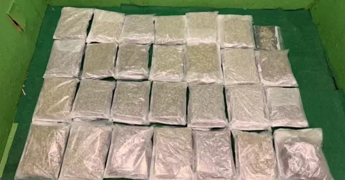 行李藏約270萬元大麻花　34歲男旅客機場被捕