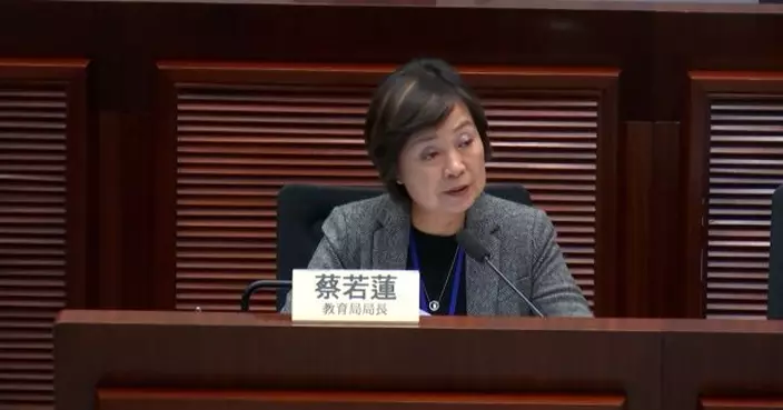 議員關注教師執業證書進修時數要求　蔡若蓮相信達標沒有難度