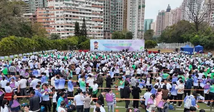 醫療輔助隊完成1950次大手掛包紥創健力士世界紀錄