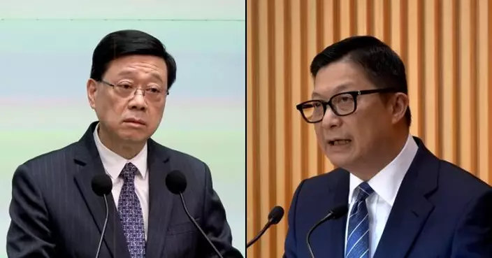 李家超表示黎智英被重判彰顯法治　鄧炳強指刑罰已反映罪行嚴重性