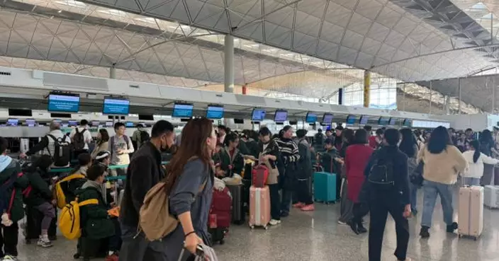 截至今早10時　13.6萬人次出境最多經機場8.4萬人次入境