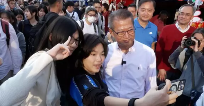 陳茂波：今年訪港旅客人次暫有723萬按年增加9.6%