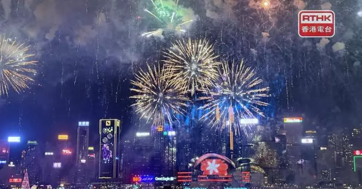 馬年煙花匯演維港上空發放31888枚禮花彈　旅客稱不虛此行