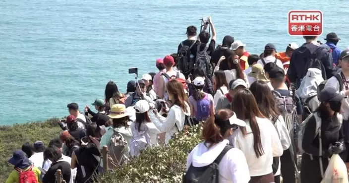 不少人到東壩郊遊　有旅客盼新年行山有新氣象