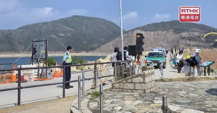 東壩至北潭涌中午交通大致暢順　警方及漁護署派員維持秩序