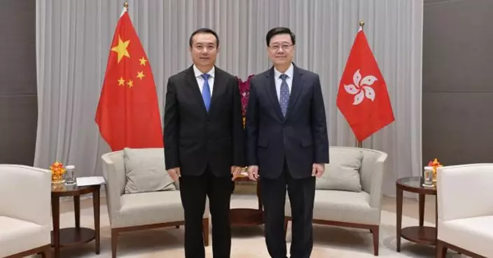 李家超與珠海市委書記陳勇會面