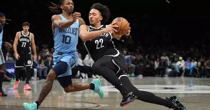 NBA籃網126比115擊退殘陣灰熊 Day'Ron Sharpe領軍奪兩連勝