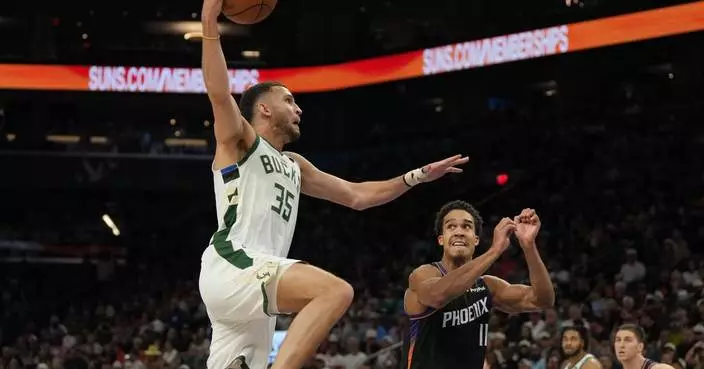 賴恩路連斯26分助公鹿險勝太陽 太陽吞五連敗