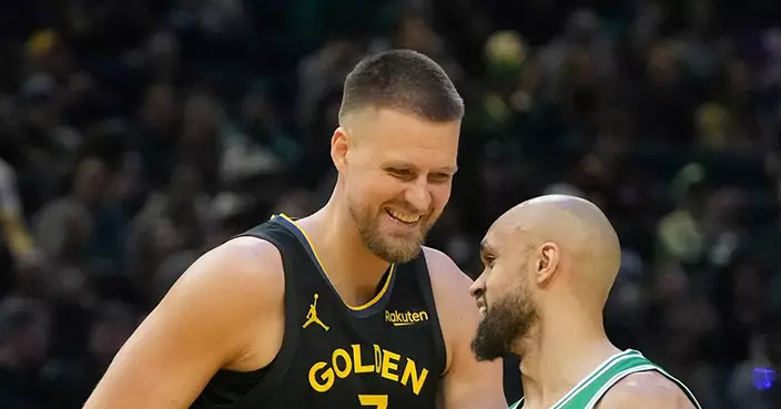 NBA勇士中鋒Porziņģis因「神秘疾病」缺陣 教練Kerr坦言情況不明