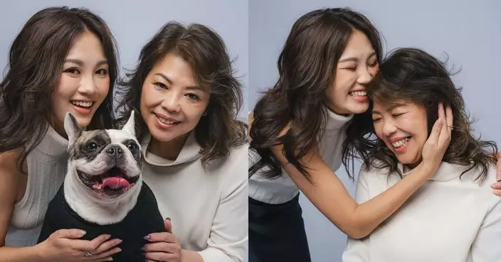 蘇韻姿攜媽媽拍寫真記錄珍貴時刻 母女檔溫馨同框