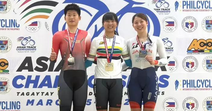 亞洲場地單車錦標賽港隊再添1金3銅　李思穎10公里捕捉賽奪金