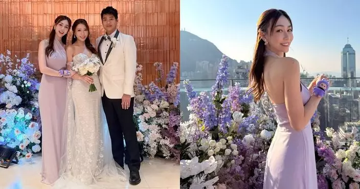 黃嘉雯為閨蜜結婚做姊妹 IG晒靚相被催婚