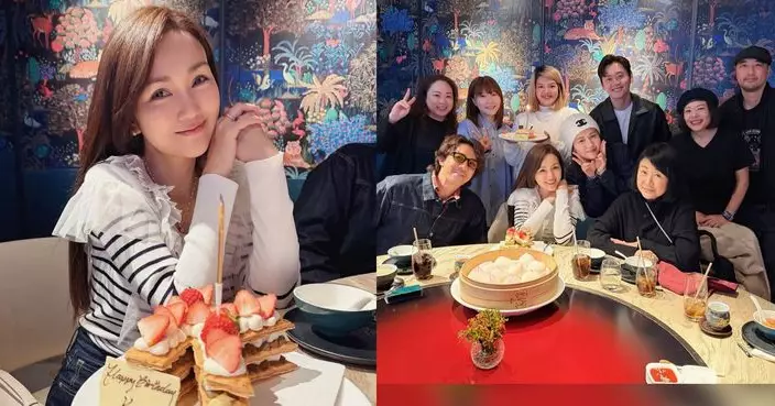 謝安琪慶生凍齡驚人 張振朗孖楊偲泳驚喜現身