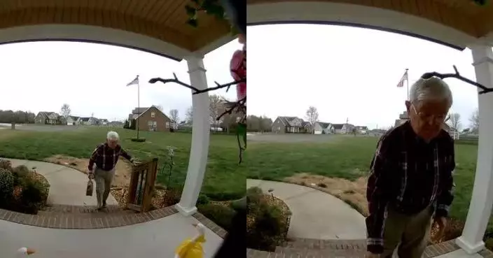 美7旬翁步履蹣跚送外賣籌醫療費 辛酸身影曝光獲網民募款391萬助退休