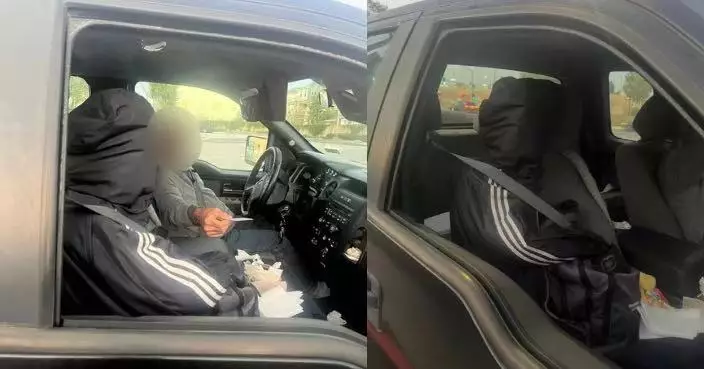 為闖高乘載車道出奇招 美司機副駕放外套綁安全帶扮乘客遭警方識破