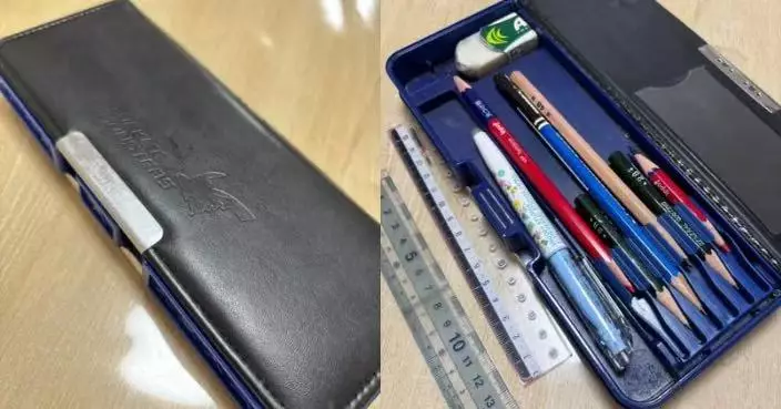 日男童鉛筆盒水壺雨傘用足6年外觀仍似全新 媽媽曬兒惜物習慣惹家長羨慕