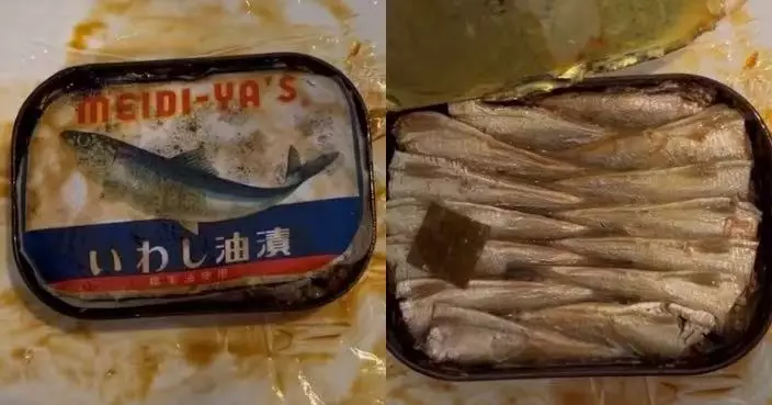 日女打開封存逾半世紀「沙甸魚罐頭」色澤仍鮮亮震撼網民