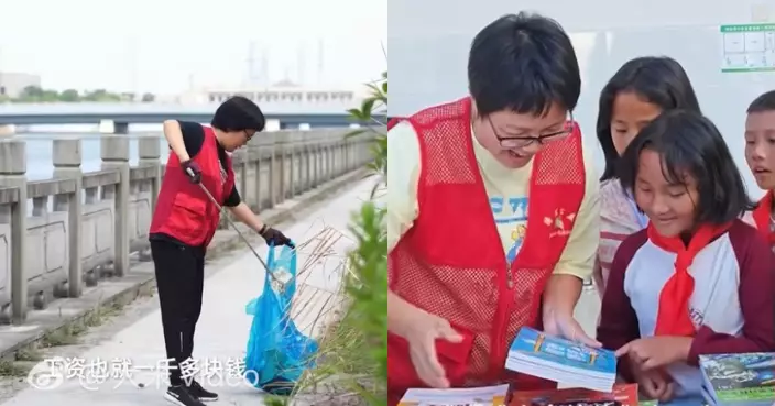 掃街25年慳11萬用於助學 寧波環衛女工默默資助13名山區孩子完成學業