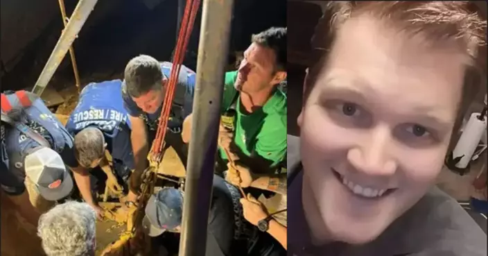 深陷泥坑僅露頭部 美漢無糧無水受困10日獲消防3小時救出奇蹟生還